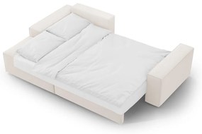 Bézs kinyitható sarokkanapé (bal oldali) Jodie – Micadoni Home