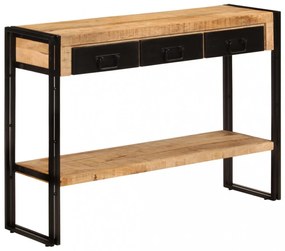 tömör mangófa tálalóasztal 110 x 30 x 76 cm