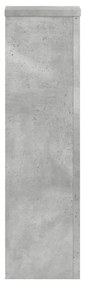2 db betonszürke szerelt fa növénytartó állvány 17 x 17 x 60 cm