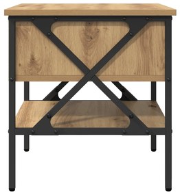 Éjjeli asztalok 2 db Kézműves tölgy 40x42x45 cm MDF