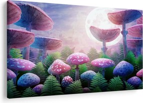 Kép - Gomba teliholdkor, grafika (90x60 cm)