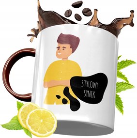 Bordó Bögre Fiúnak Születésnapi Ajándék fényképes nyomtatással