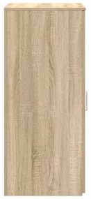 tároló szekrény sonoma tölgy 50x45x103,5 cm szerelt fa