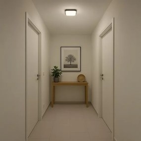 LED mennyezeti lámpa NEMO LED/11W/230V 26x26 cm fekete