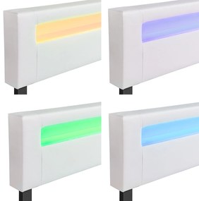 Kárpitozott ágy ,,Párizs" 160 x 200 cm - fehér