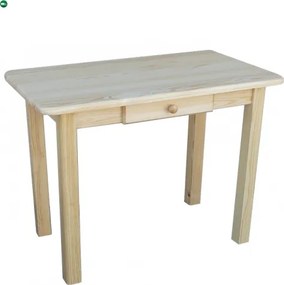 Étkezőasztal fiókos 80x60 két színnel