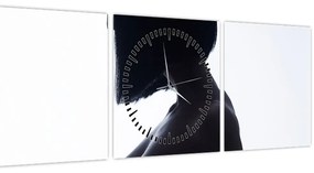 Kép - Női sziluett, akt (órával) (90x30 cm)