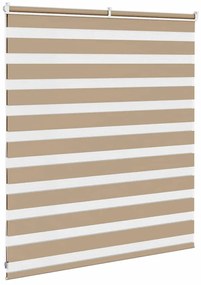 zebrafüggönnyel homokbarna szövetszélesség 120,9 cm poliészter