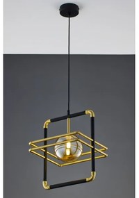 Jupiter 2025 - Csillár zsinóron FIORI 1xG9/10W/230V fekete/arany/bézs