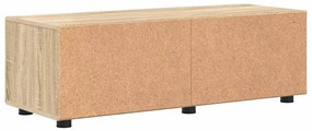 TV szekrény fiókkal sonoma tölgy 100.5 x 39 x 30 cm Faanyag