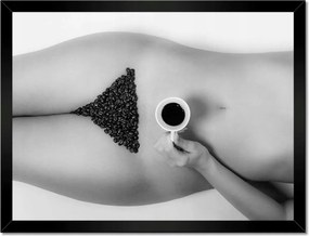 Poszterek keretben 40x30 Reggeli kávé, mint a tejszín
