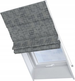 Kész redőny Rimini tetőtéri ablakra 50x60cm fekete