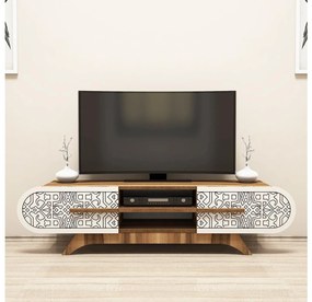 TV asztal/szekrény Mekebu 3 (dió + krém) . 1095588