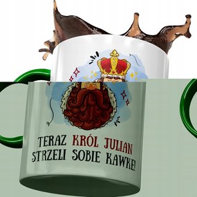 Zöld Bögre Julian Férj Kollégának Ajándék Nyomtatott Fotóval