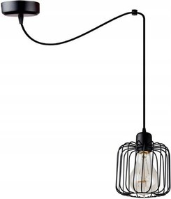 Függő lámpa Singolo Ragno Rullo Loft drót otthoni szoba