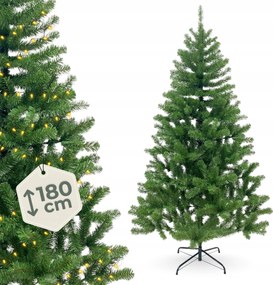 Klasszikus MƱ KARĂCSONYFA180CM SƱrƱ ElegĂĄns KarĂĄcsonyfa PrĂ©mium