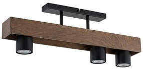 Felületre szerelhető csillár COCO 3xGU10/25W/230V fa