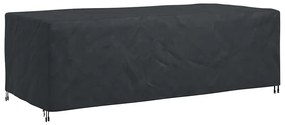 Kültéri bútorhuzat Fekete 300 x 110 x 70 cm 210D