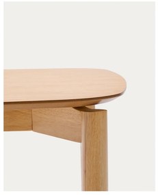 Étkezőasztal kőrisfa dekorral 90x160 cm Indara – Kave Home