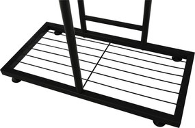 Fém állvány a virágokra, sötétszürke, BAMIR TYP 1