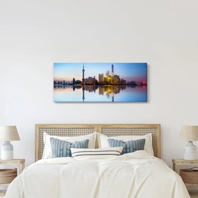 Egy kép a reggeli égboltról Sanghaj felett (120x50 cm)