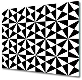 Üveg vágódeszka geometriai háttér 60x52 cm