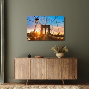 Kép - Brooklyn, híd, Manhattan, New York (90x60 cm)
