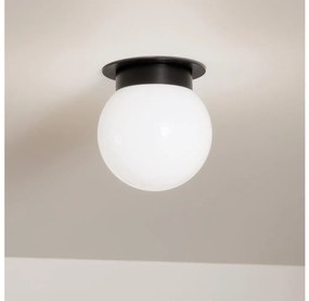 Kichler KL-ALBERS-F-G-BK Mennyezeti lámpatest ALBERS 1xE27/40W/230V Ø20,3 cm fekete