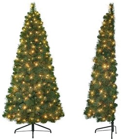 Fél műfenyő 160LED 180cm, 340ág