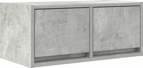 vidaXL betonszürke szerelt fa TV-szekrény 60x31x25,5 cm