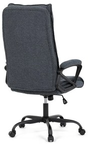 Fekete Szövet Irodai Szék, Hinta Mechanikával. KA-Y348 BK2