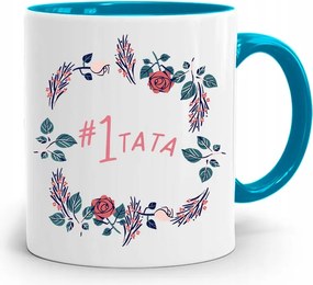 Kék Bögre Ajándék Apának #1 Apa fényképes nyomattal