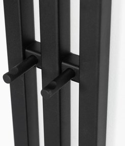 Fekete fém fali fogas 65 cm Senza – Spinder Design