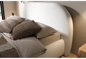Franciaágy 140 cm Olivo P (ágyráccsal) (tárolóhellyel) (krém + fekete). Akció -15%. 1100426