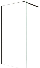 River walk in zuhanyfal 80x190 cm fekete