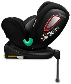 Lionelo -Forgatható autósülés alappal ANTOON PLUS i-Size 40-105 cm Fekete ónix