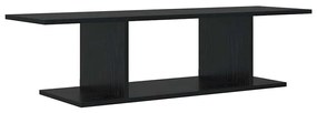 TV szekrény Fekete 103 x 30 x 26,5 cm Faanyag