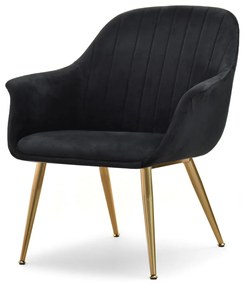 Fotel Osmol F (fekete + arany). 1110360