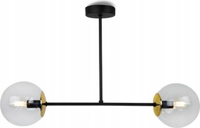 Mennyezeti Lámpa Lógó Csillár Arany Elegáns Üveg Gömbök Színtelen Loft