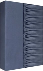 Szatén gumis lepedő 140x200 hamuszürke