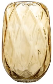 Sárga üveg váza (magasság 25 cm) Klarasofie – Bloomingville