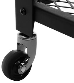 MARGE tálalóasztal barna/fekete