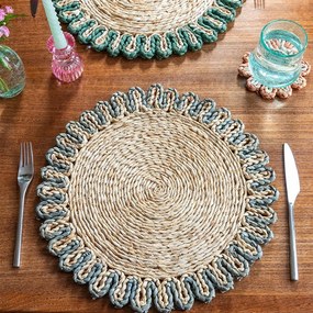 Kukoricacsuhé tányéralátét ø 38 cm Corn Husk – Rex London