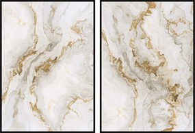 Poszterek mĂĄrvĂĄny absztrakt mintĂĄk 2db 40x50cm poszter szĂnes diptikus