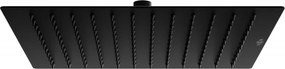 Mexen Slim 30 x 30 cm-es fekete zuhanyfej - 79130-70