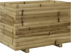 vidaXL impregnált fenyőfa kerti virágtartó 70 x 40 x 49,5 cm
