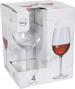 Vörösboros Poharak Pohár Szett 400 ml 4 db-os