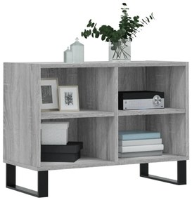 szürke sonoma színű szerelt fa TV-szekrény 69,5 x 30 x 50 cm