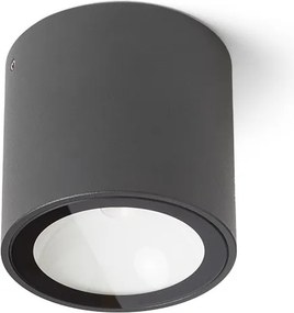 RENDL SENZA R mennyezeti lámpa antracit átlátszó üveg 230V LED 6W IP65 3000K