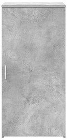 tároló szekrény betonszürke 50x45x103,5 cm szerelt fa